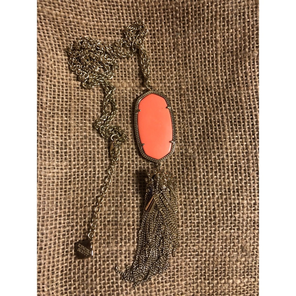 Kendra Scott Rayne Necklace in Coral